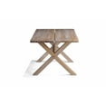 thumbnail image 4 of Grain Wood Furniture Montauk 63" Trestle Dining Table, Driftwood, 4 of 7
