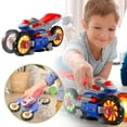 thumbnail image 1 of Hbdhejl Transformer Motorcycle Universal Stunt Rotating Light Music Boy Children'S Toy, 1 of 9