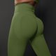 thumbnail image 4 of MKLEKYY Leggings deportivos para mujer, nuevos pantalones de yoga ajustados de punto sin costuras color melocotón para mujer, cintura alta y pantalones para correr y fitness 5026, 4 of 4