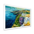 thumbnail image 2 of Designart 'The Blue Ocean By Rocky Cliffs II' Nautical & Coastal Framed Art Print, 2 of 4