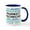 White/Navy Inside, variant on CafePress - Pharmacy Technician Word - 11 oz Ceramic Mug - Novelty Coffee Tea Cup