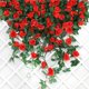 thumbnail image 5 of 2 piezas de 7,5 pies. Enredadera de rosas artificiales para decoración de festivales, guirnalda de flores de seda colgante para decoraciones de pared del hogar al aire libre, 5 of 5