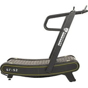 Signature Fitness SF-S2 Sprint Demon - Motorless Curved Sprint Treadmill with Adjustable Levels of Resistance - 300 lb Capacity