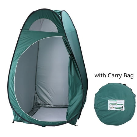 Pop Up Privacy Tent Instant Portable Outdoor Shower Tent, Camp Toilet & Changing Room, Rain Shelter with Window for Camping & Beach Easy Set Up, Foldable with Carry Bag Lightweight &