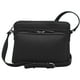 thumbnail image 1 of Bolso bandolera para llevar en piel auténtica y suave de Nueva York, color negro, 1 of 9