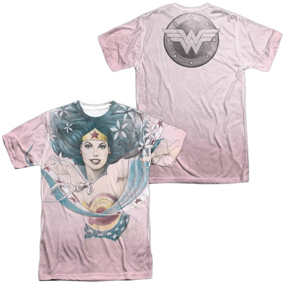JLA Sketched Unisex Adult Sublimated Costume T Shirt (Front/Back), 3X-Large Multicolor