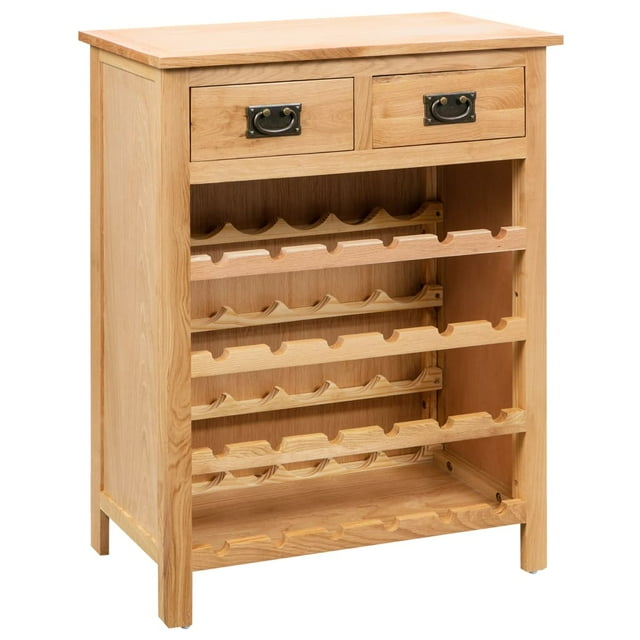 vidaXL Armoire à Vin 72x32x90 cm Chêne Massif