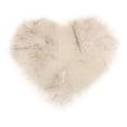 thumbnail image 1 of Alfombra de de Piel de Oveja de Piel Sintética en apariencia de , Alfombra de Lana Peluda para Dormitorio, Sala de , Decoración para hogar Gris blanco BLESIY Love Shape Sheepskin Rug, 1 of 8