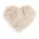 thumbnail image 1 of Alfombra de piel de oveja artificial suave con forma de amor, tapete para piso, funda de sofá, funda de silla, Gris blanco, 1 of 9