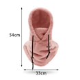 thumbnail image 2 of xiaxaixu Men Winter Plush Riding Hat Warm Slouchy Thick Cap Balaclava with Face Protector, 2 of 6