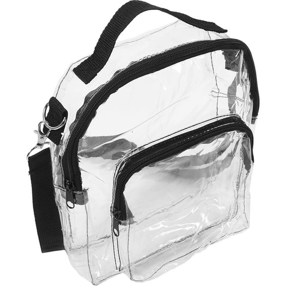 Raindrops Clear Crossbody Bag Stadium Bag Concerts Sports Bag Women Stadium Clear Purse