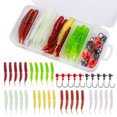 thumbnail image 1 of Ourlova 40pcs Fishing Lure Set With Hooks Lightweight Waterproof Lure Bait With Transparent 5 Compartment Tackle Box, 1 of 9