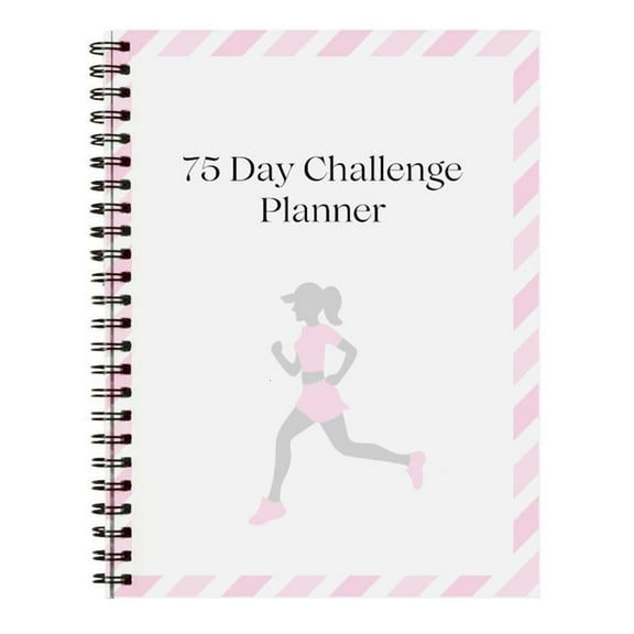 75 Day Challenge Planner Journal Fitness Reading Diet Tracking Journal Notebook