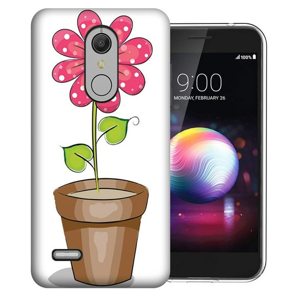 MUNDAZE LG Stylo 5 Pink Daisy Design Phone Case Cover