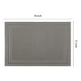 thumbnail image 4 of Unique Bargains Vinyl Placemats for Table Decor Washable Table Placemats 8pk Gray 18x12in, 4 of 7