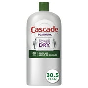 Cascade Platinum Power Dry Dishwasher Rinse Aid, 30.5 fl oz