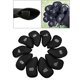 thumbnail image 4 of Juego de 10 fundas de malla para palos de golf negro, 4 of 9