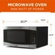 thumbnail image 4 of Commercial Chef CHM16110S6C 1.6 Cu. Ft.. Microondas de Encimera de 1000 W - Negro/acero Inoxidable, 4 of 6