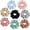 1 Count (Pack of 8), variant on Ultra-Petite Satin Scrunchies for Women - No Crease Hair Ties for Girls | Scrunchies For Hair Types and Textures | for Day or Night | Ideal Gifts for Women, 5 count