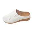 thumbnail image 2 of YOUYEDIAN Orthopedic Shoes for Women Spring Walking Slip on Non Slip Arch Support Sneakers Wide Comfortable Mesh Closed Toe Shoes (White), 2 of 7