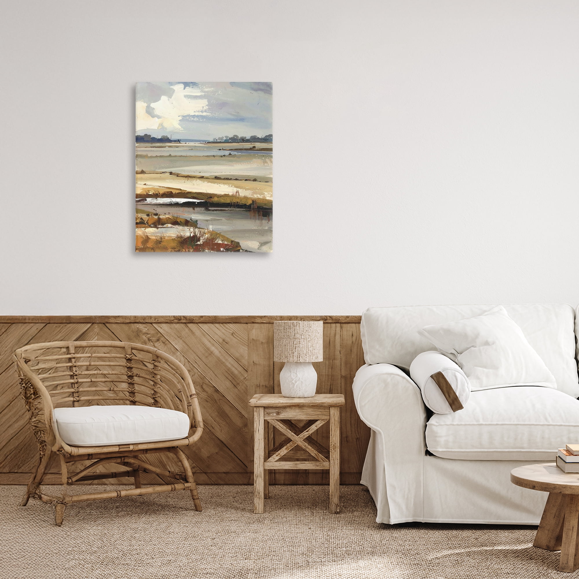 Stupell Industries Earthy Distant Horizon Canvas Wall Art, design by Alonza Saunders
