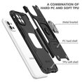 thumbnail image 2 of For Samsung Galaxy A03 164mm Magnetic Armor TPU + PC Holder Phone Case, 2 of 5