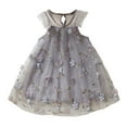 thumbnail image 2 of WSMEA Girls Dresses Summer Fly Sleeve Lace Embroidery Floral Tutu Preemie Sun Dress, 2 of 2