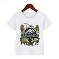 thumbnail image 3 of Camisetas de algodón de Jurassic Park para cumpleaños del 2 al 9.º cumpleaños, camisetas personalizadas de dinosaurios, camisetas divertidas para niños, camisetas de cumpleaños para niños, 3 of 5