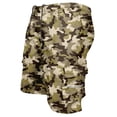 thumbnail image 2 of Hearthz Camo Mens Cargo Shorts Relaxed Fit Breathable Men's Athletic Shorts Hiking Camping Shorts Men with Zipper Pocket, 2 of 4