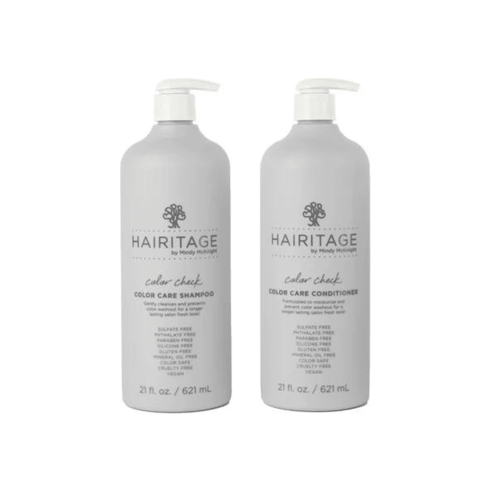 Hairitage Color Check Shampoo + Conditioner Pack, 21 oz