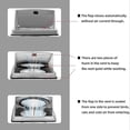 thumbnail image 5 of 5-Inch External Extractor Wall Vent Cushioned Non Return Flap, Stainless Steel Outside Dryer Vent Co, 5 of 5