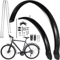 thumbnail image 1 of 1 Set Bike Mudguards for Road Bike Front and Rear Wheel Replacement Cycling Accessories Compatible with 26'' Tire, 1 of 8