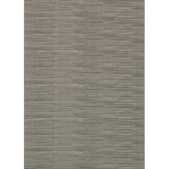Couristan 2' x 3.5' Gray and Black Contemporary Rectangular Outdoor Area Throw Rug