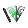 thumbnail image 3 of Colaxi Garden Leaf Rake Cleanup Pickup Removable Collect Garbage Picking up Leaves Leaf Picker for Grass Yard Work Outdoor Lawn Pond LeftGreen RightGray, 3 of 8
