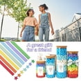 thumbnail image 4 of CUITING 540/560 Pcs Bande de Papier Pliable Étoile Chanceuse Origami Bestxpc Rubans G8Q5, 4 of 9