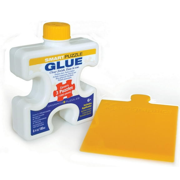 Eurographics Liquid Smart Puzzle Glue, 6 oz, "4x4x1.25 "in