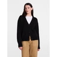 thumbnail image 4 of Scenario Women's Button Front Lightweight Cardigan, Sizes XS-XXXL, 4 of 7