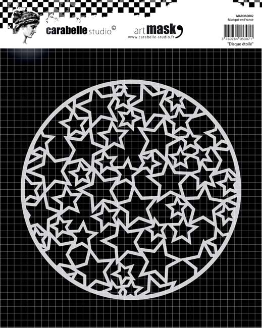 Carabelle Studio Round Mask 6/"-Flower Carpet