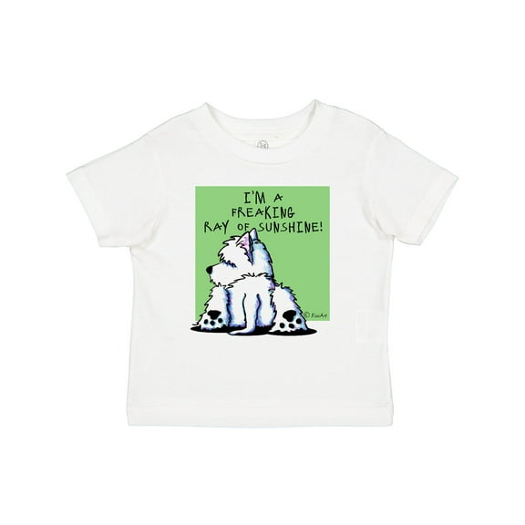 Inktastic Cool Belly Westie Boys or Girls Toddler T-Shirt