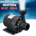 thumbnail image 2 of Minibomba de agua ultra silenciosa, motor sin escobillas de 12 V/24 V CC, sumergible, adaptador para acuario, fuente de estanque para pecera y jardín, 2 of 5