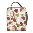 thumbnail image 6 of Hedgehog Insulated Lunch Box Women Reusable Lunch Bag with Front Pocket Cooler Tote Bag Work Camping, 6 of 6