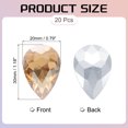 thumbnail image 2 of Uxcell Teardrop Rhinestones Glass Pointed Back Rhinestone Beads Gems for Jewelry Making Costume Crystal Embellishments Crafts Champagne Gold, 2 of 5