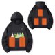 thumbnail image 4 of Sudadera con capucha y calefacción de invierno para niños y niñas con control de temperatura y calefacción., 4 of 9