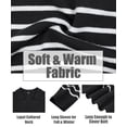 thumbnail image 2 of CASSIE LIZ Plus Size Sweaters Long Sleeve Womens Sweatshirts Fall V Neck Tops Fashion Knit Collar Shirts Loose Fit Lapel Pullovers Winter Casual Dressy Solid/Striped (XL-5XL), 2 of 3