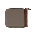 thumbnail image 2 of J. Buxton Men's RFID Slimfold Zip-Around Wallet Canvas, Olive, 2 of 4