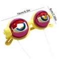 thumbnail image 3 of Fiudx Gafas con Forma de Globo Ocular, Juguete de Broma Divertido, Correas Ajustables, Accesorios Novedosos, Fiestas de Disfraces, Regalo Unisex, Tamaño 18 X 7 Cm, 3 of 7