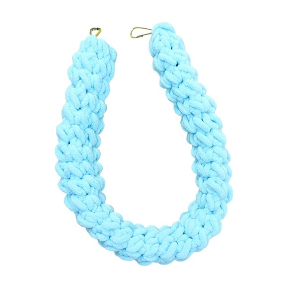 Small Pet Climbing Rope Ejercicio de instalación fácil Actividad de juguete de hurón divertido para hámster de Pets de tamaño similar a las Azul