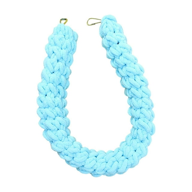 Small Pet Climbing Rope Ejercicio de instalación fácil Actividad de juguete de hurón divertido para hámster de Pets de tamaño similar a las Azul