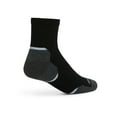 thumbnail image 3 of Wrangler Essential Cool Comfort Men’s Quarter Socks, Full-Cushion Crew Socks, 6-12, Black, 12-Pack, 3 of 8