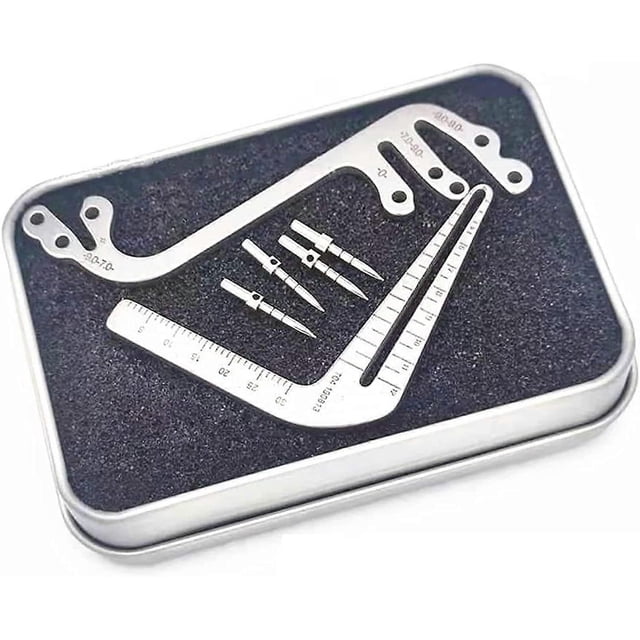 Dental Implant Guide Set,6pcs/Set Implant Guide Set Dental Implant Guide Locator,Dental Implant Locating Guide Plate for Dentist Orthodontic Tools